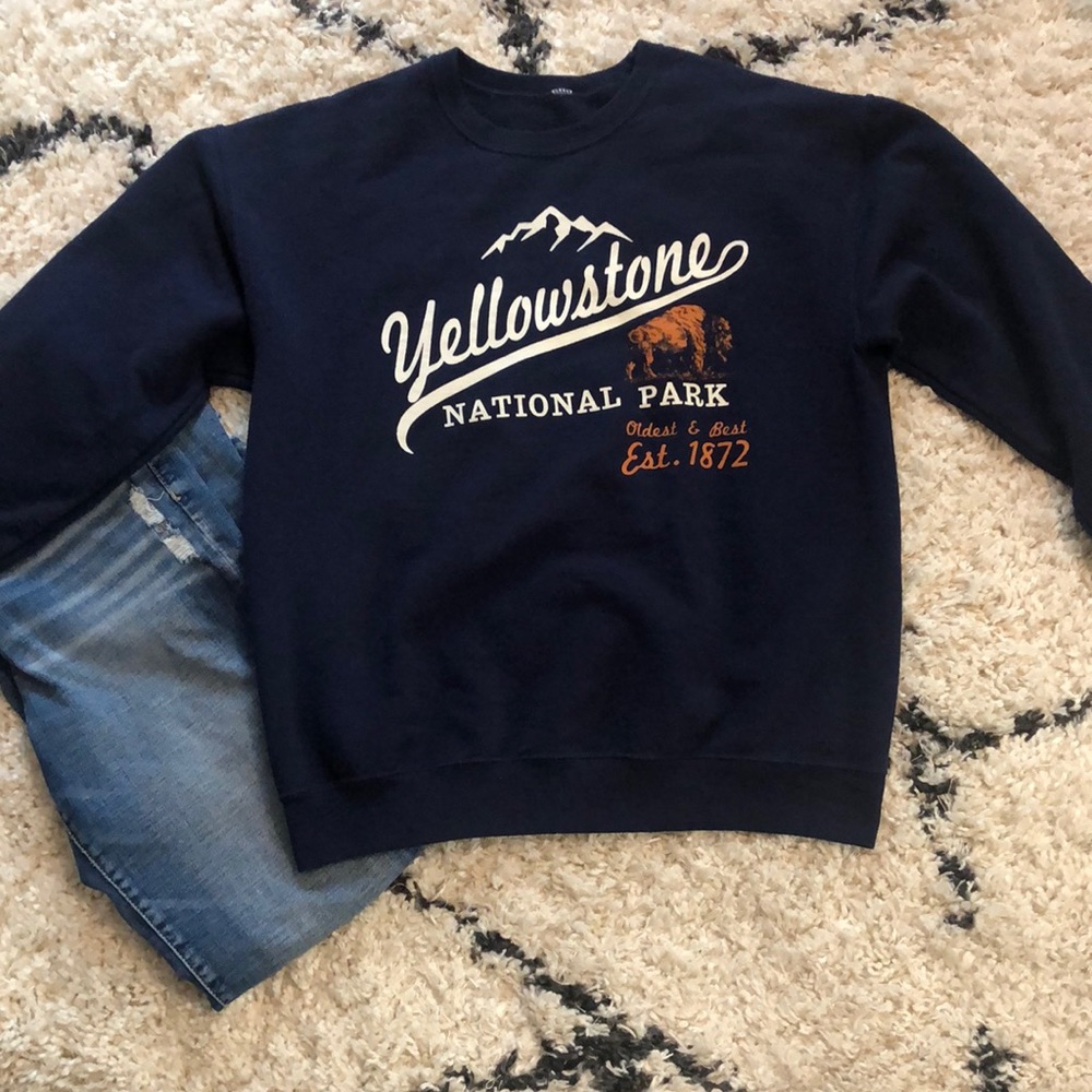 Yellowstone fleece sweatshirt.